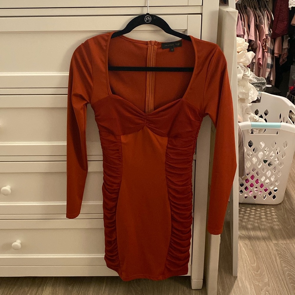 uo ruched dress